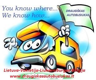DRAUGIŠKAS AUTOBUSIUKAS. Keleiviai – prekės – siuntos. Balandžio 28-30d.