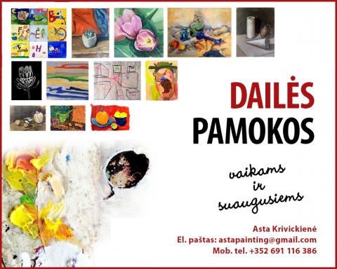 Dailės pamokos Liuksemburgo mieste