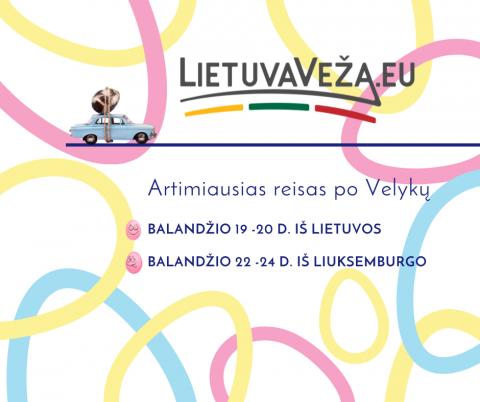 Lietuva Veža balandžio 19 - 24 d.d.