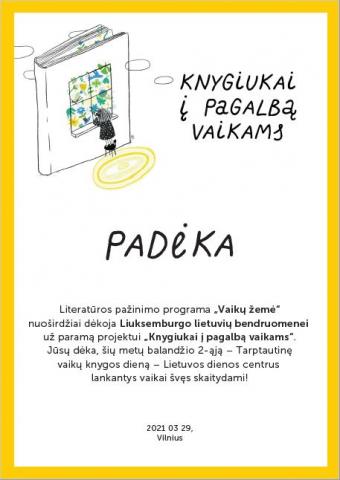 Knygiukai į pagalbą vaikams