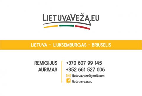 LIETUVA VEŽA kovo 25 d. iš Lietuvos ir iš Liuksemburgo!