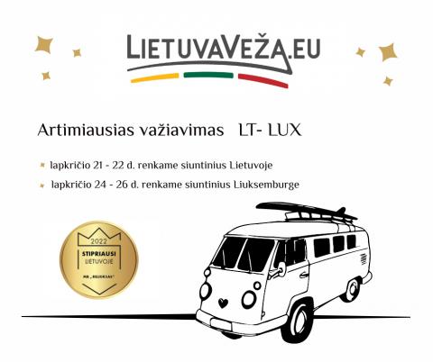 Artimiausias reisas lapkričio 21-26 d.d. (planuokime ir GRUODĮ)